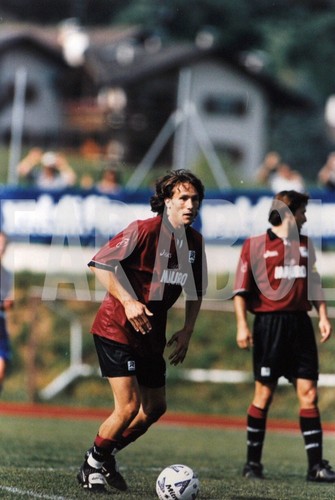 Photo de presse vintage Football,Verona,César Nu Prandelli,Années Deux