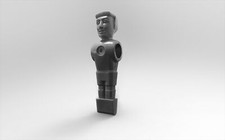 Ullrich-Sport Tischfussball Kicker Figur "Classic ohne Gewicht - schwarz"