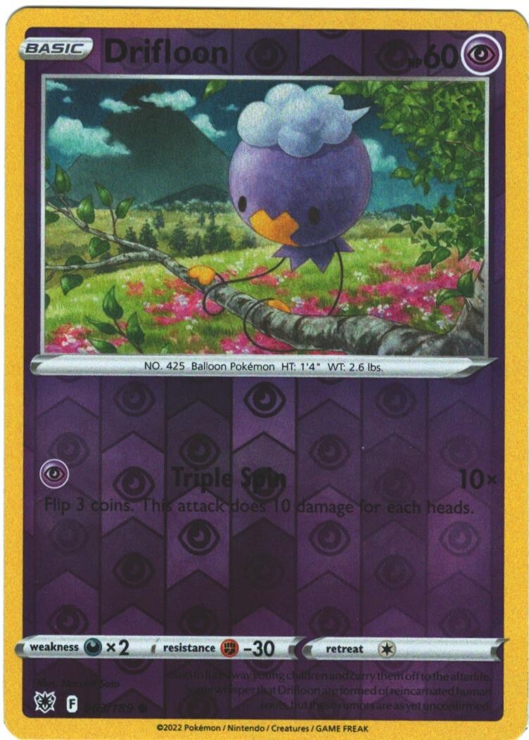 drifloon pokemon card value Drifloon 58/100 - Stormfront main image 0