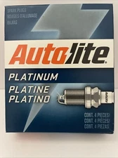 4 Pack - Autolite AP606 Platinum Resistor Automotive Replacement Spark Plugs