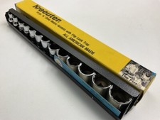 VINTAGE NOS - Kraeuter 30614 14 Piece 3/8" Drive Metric Sockets W/ Tray - USA