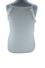 bonprix Damen Top Wollweiß Trägershirt Spagetti-Top 44/46 Sommer Unterhemd