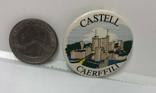 Castell Caerffili Caerphilly Castle Wales Plastic Pin
