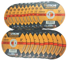 Lot of (20) 5" x 1/16" x 7/8" Cut Off Wheel Cut Metal Stainless Steel 550112