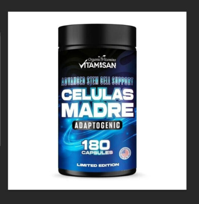 NEW STEM CELL ENHANCER CELULAS MADRES  Adaptogenic plus 180 caps