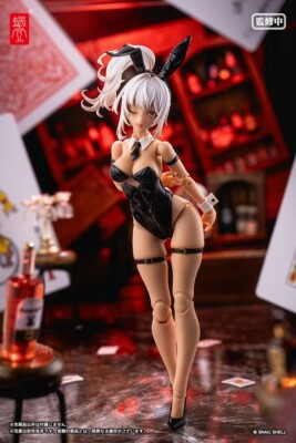 Snail Shell Bunny Girl Aileen (schwarze Variante) 1 12 scale Actionfigur UK