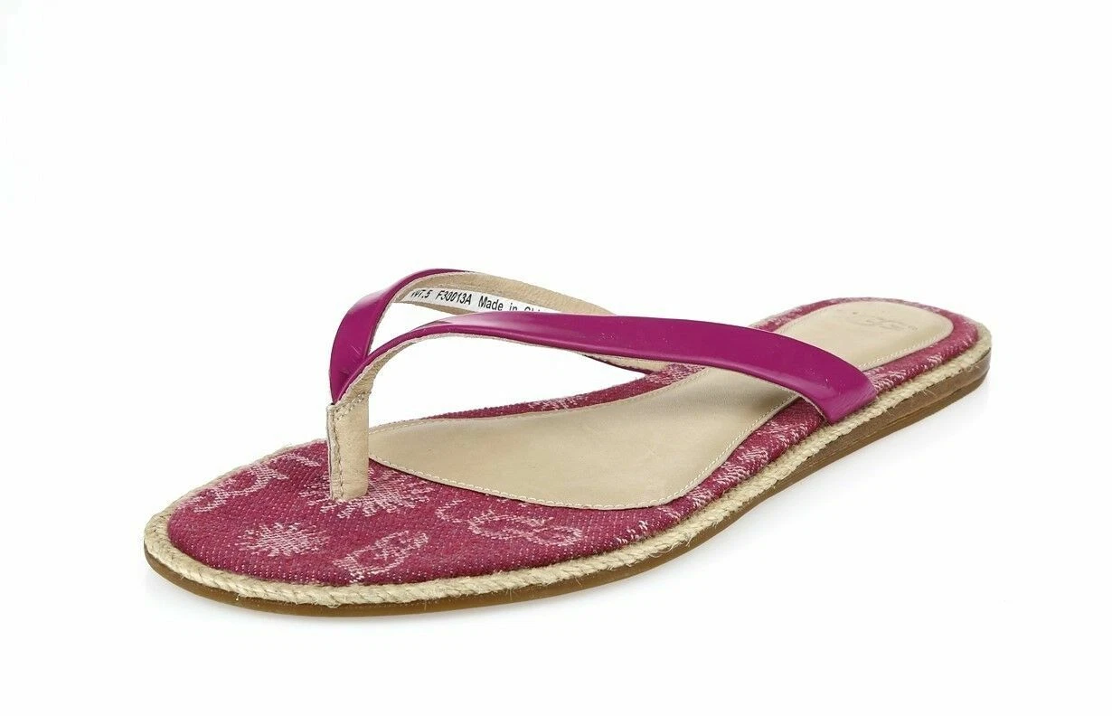 Infradito UGG AUSTRALIA 200293 in pelle fucsia taglia 6