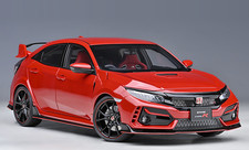 2021 Honda Civic Type R FK8 Flame Red in 1:18 scale by AUTOart