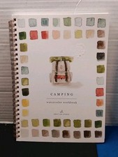 Watercolor Workbook: Camping 12 Watercolor Page Designs