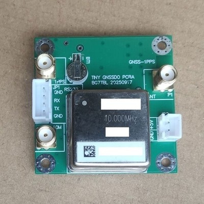 TINY GNSSDO PCBA GNSS Disciplined Oscillator 10MHz Sinewave 10dBm Output tp1