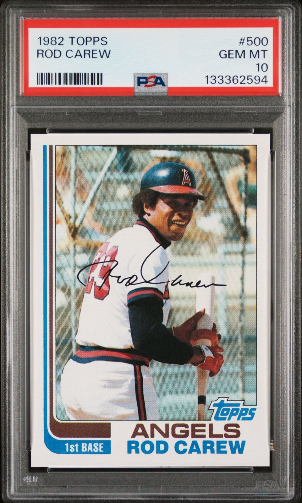 1982 TOPPS #500 ROD CAREW PSA 10 GEM MINT!!!!