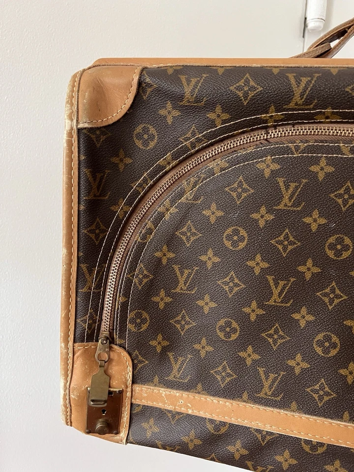 Vintage Brown Louis Vuitton LV Monogram Canvas Pullman Hand Luggage Travel Bag - Image 2 of 4