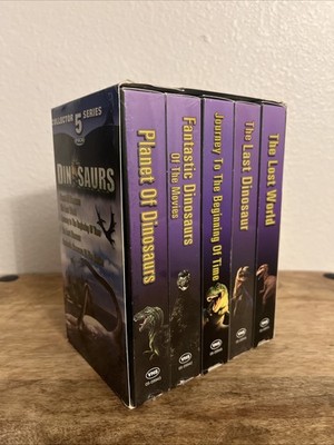 Dinosaurs Collector Series 5 Pack VHS Tapes Box Set Complete | eBay