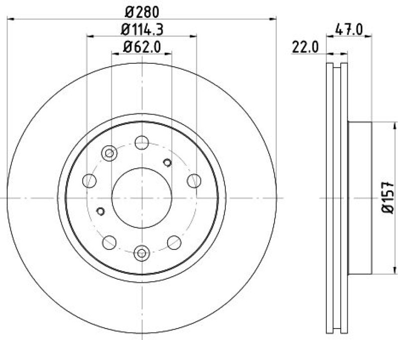 Disques de frein avant pour Suzuki SX4 berline et crossover - Paire d'origine acier