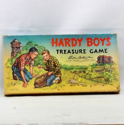 HARDY BOYS TREASURE GAME Parker Brothers Board 2-4 Players Near Complete 1955