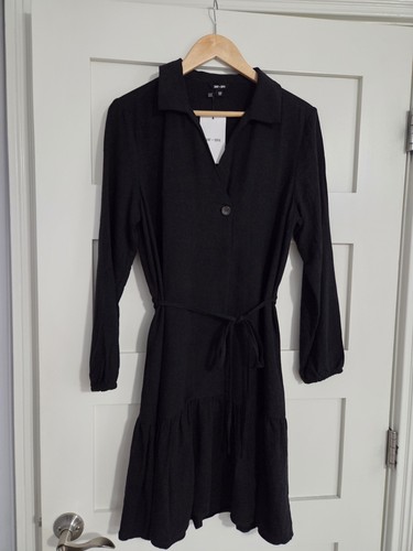 Saint + Sofia Aurelia Mini Dress, Black, Size 6 (US)