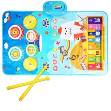 Baby Musical Mat With 55 Music Sounds Toddler Toys Floor Piano Keyboard Mat Drum