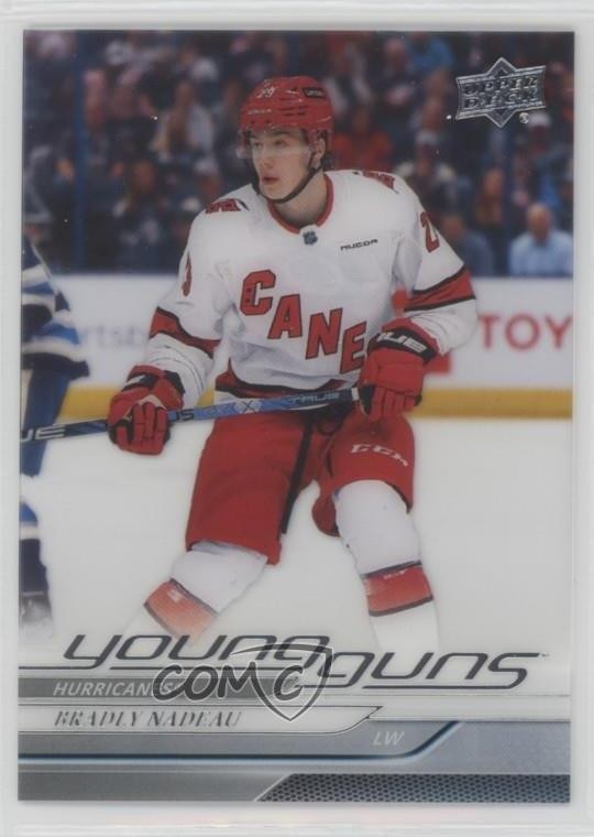 2024-25 Upper Deck Series 1 Young Guns Clear Cut Bradly Nadeau #208 1sa