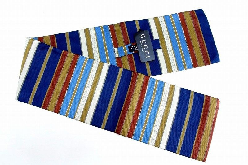 GUCCI SCIARPA Scarf Rectangle Blue Multicolor Aut… - image 5