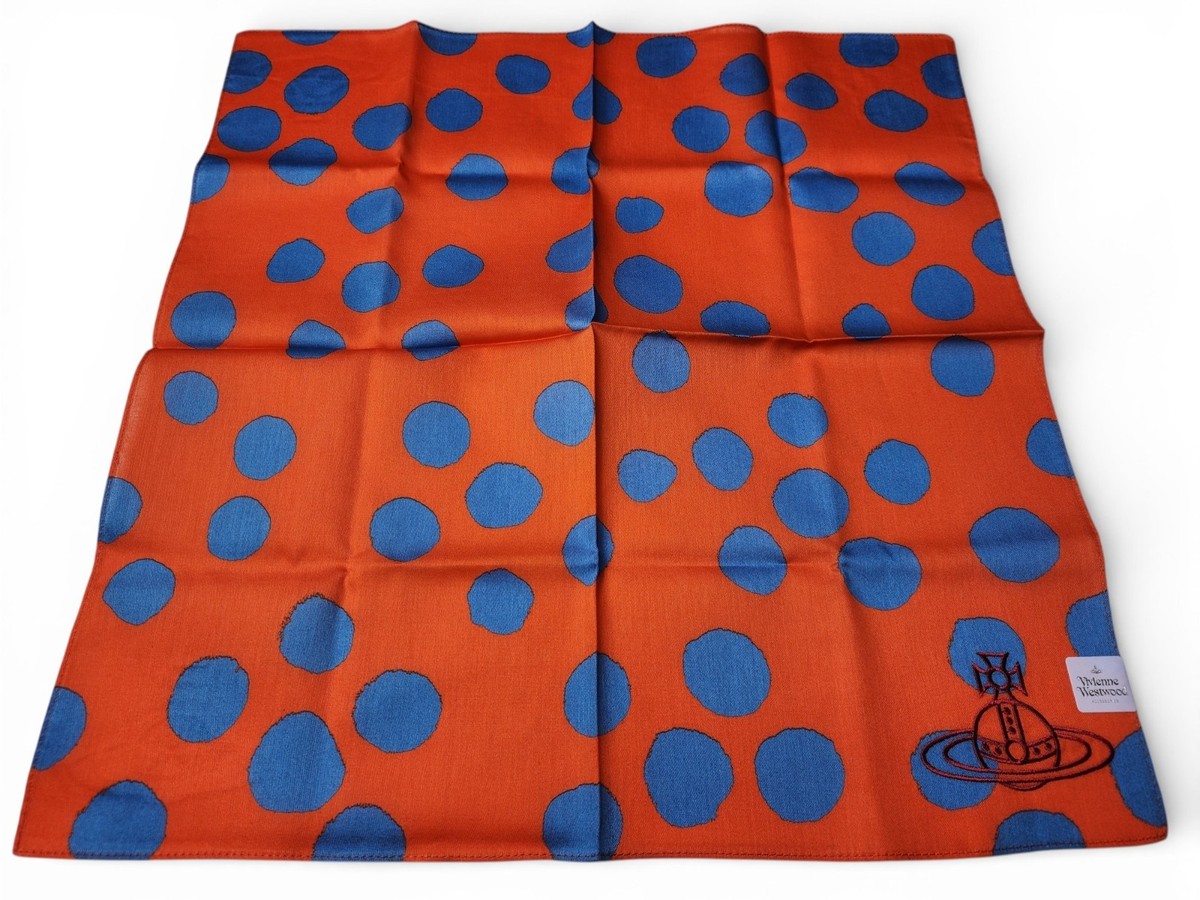 Vivienne Westwood Handkerchief Cotton scarf Multiple colors Big