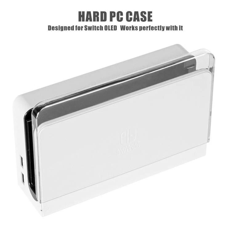 PC Hard Case For Nintendo Switch OLED Console Protective Shell Dock Cover - Image 3 of 4