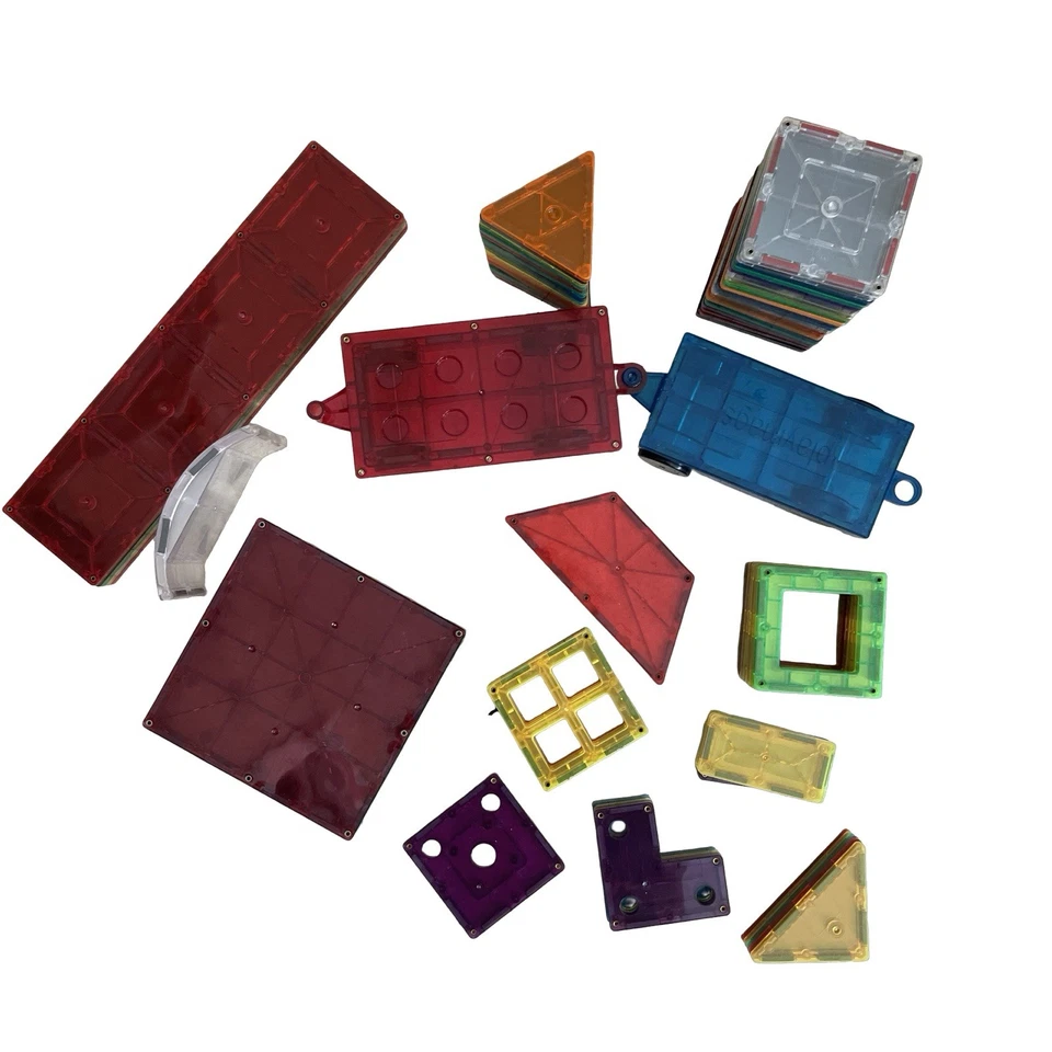 Magnetic Tiles 73 Piece Car Set Magnetic Building Tiles - Image 2 of 4