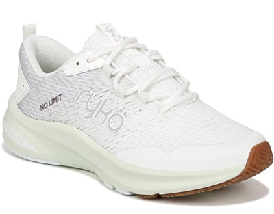 Ryka No Limit Training Sneakers Running White Green Women's Size 10 New w/Box