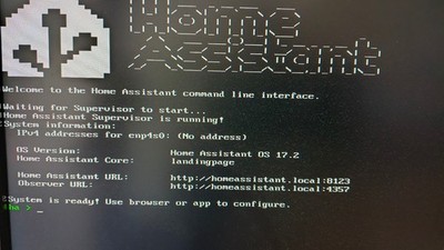 Home Assistant 17.2 Lüfterloser PC. 2,4GHz, 4GB DDR3, 32GB SATA SSD, USB3+DP + PSU
