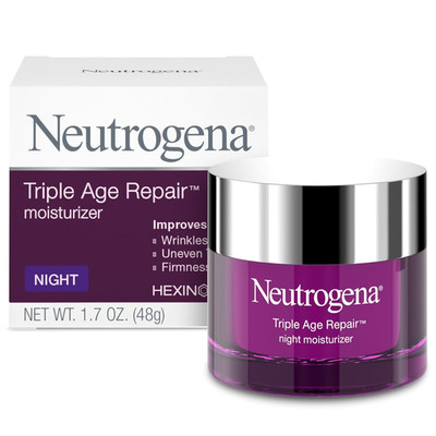 Neutrogena Triple Age Repair Night Face Cream Anti Wrinkle Firming 1.7oz