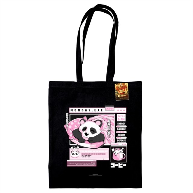Ilustrata (Monday.Exe) Black Tote Bag (Paperback Book)