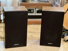 Pair of Vintage SANYO ST-80 8 Ohm Bookshelf Speakers USA-made Tested & Working!