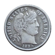 ---1895-O Barber Dime Coin Rare Year Low output If there is no affiliation