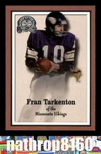 2000 Fleer Greats Of The Game #38 Fran Tarkenton HOF  NM/NM+  Football 11788