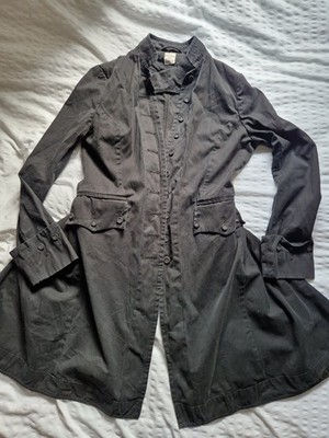 Vintage Victoriana Gothic Glam Piraten Frack schwarz skurril M Noa Noa um 2000