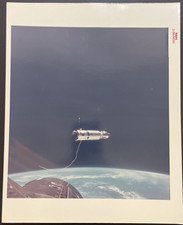 Gemini 11 Vintage NASA Red Number Color Photo Image S-66-54585 The Agena T. V.