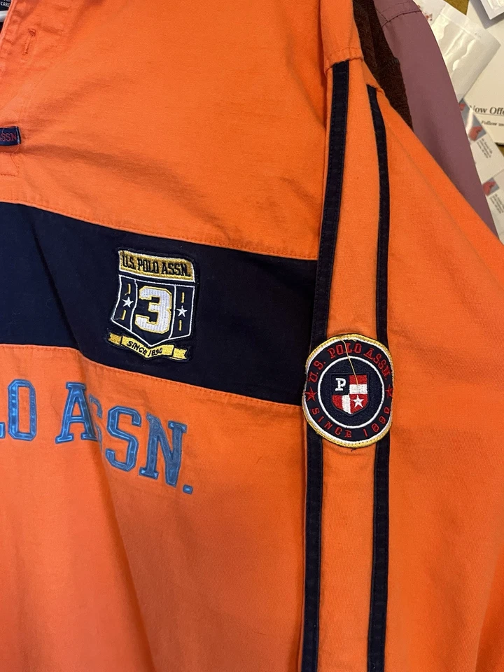 Camisa POLO Rugby Estilo Manga Larga Talla M Foto 3 de 4