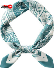 Men'S Geometric Print Scarf, Western Cowboy Style, Versatile Headwear and Neckwe