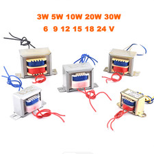 Power Transformer 3 5 10 20 30W Single-phase AC 220V Output 6,9,12,15,18,24V