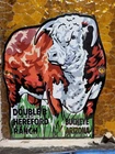 VINTAGE RANCH PORCELAIN SIGN OLD DOUBLE B HEREFORD CATTLE FARM COWBOY ARIZONA