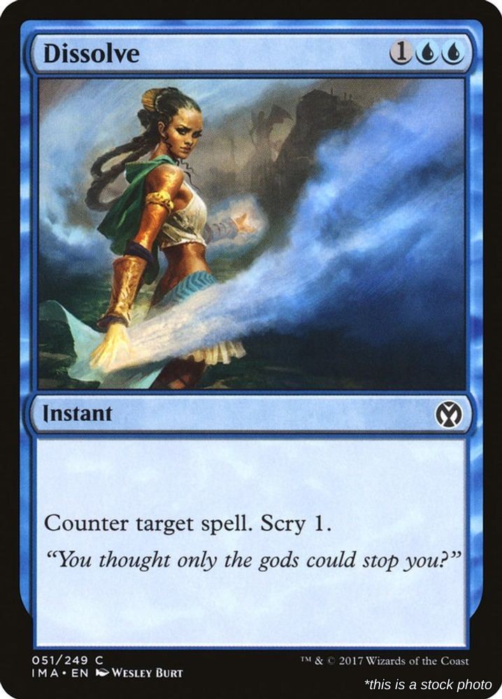 Dissolve (IMA 51), Normal, Iconic Masters, MTG