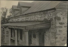 1935 Press Photo Revolutionary Landmark, Christopher House on Willowbrook Road