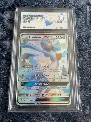 ACE 10 Gardevoir GX Hidden Fates SV75/SV94 Full Art UR - perfect sub grades
