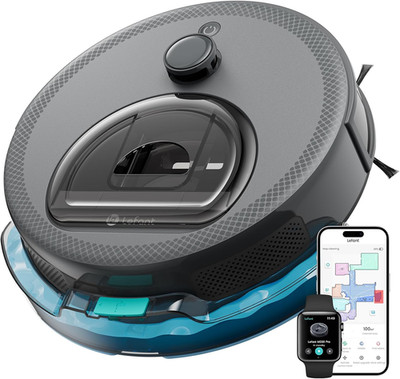 Lidar Robot Vacuum and Mop, Smart Mapping and Obstacle Avoidance, Tangle-Free Pe