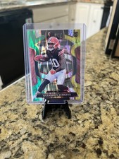 2025 Panini Select - Concourse Quinshon Judkins #55 Green & Yellow Shock...