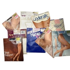 Vintage Hanes Underalls Pantyhose Lot Retro 80s 90s Deadstock Hosiery