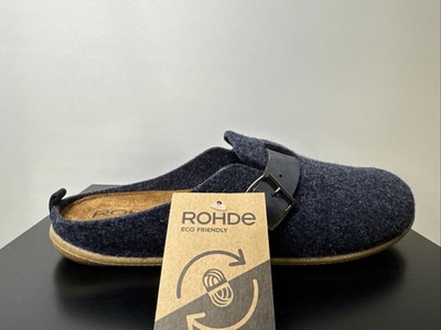 Rohde Herren Filz Pantolette Gr. 41 Ocean Pantoffel 6922