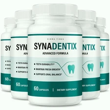 SynaDentix Capsules, Syna Dentix Oral and Dental Health Support - 5 Pack