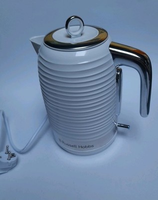 Russell Hobbs Inspire White Wasserkocher 1,7L 2400W Schnellkocher Filter 360°