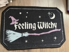Feeling Witvhy Witch Witchcore Pagan Halloween Door Mat Floor Rug
