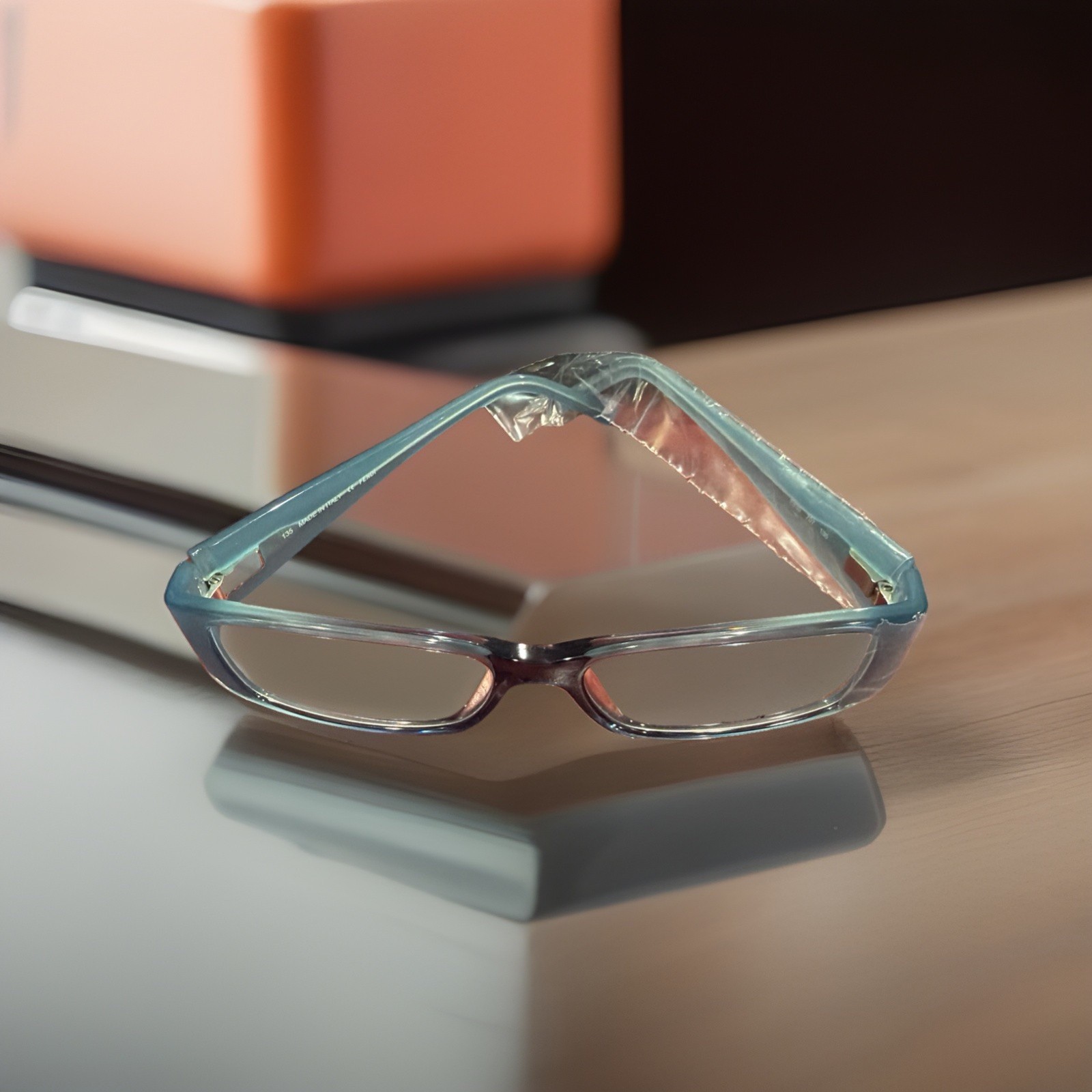 New Fendi Eyeglasses Frames F830 Blue  Full Set Case Incl Ready For Prescription thumbnail 9